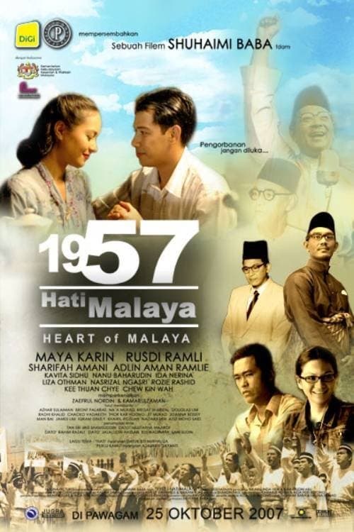 1957 Hati Malaya movie poster