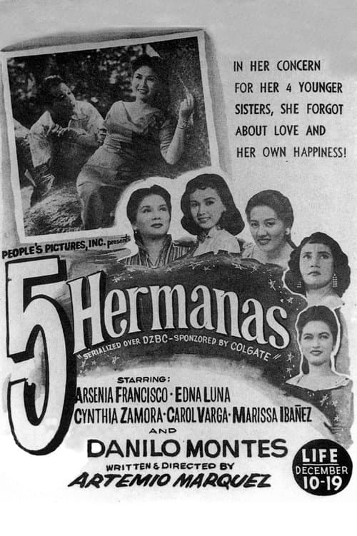 5 Hermanas movie poster